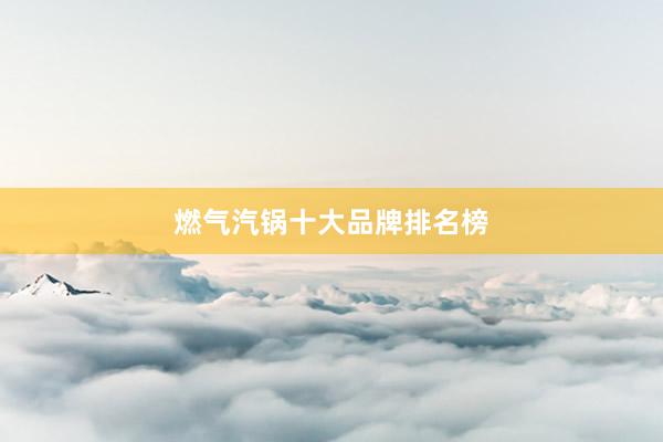 燃气汽锅十大品牌排名榜